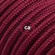 Cord-set - RM19 Burgundy Rayon Covered Round Cable