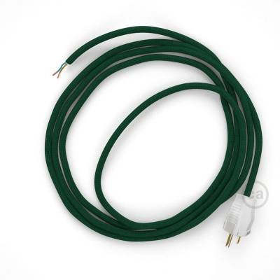Cord-set - RM21 Emerald Rayon Covered Round Cable