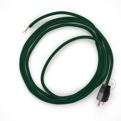 Cord-set - RM21 Emerald Rayon Covered Round Cable