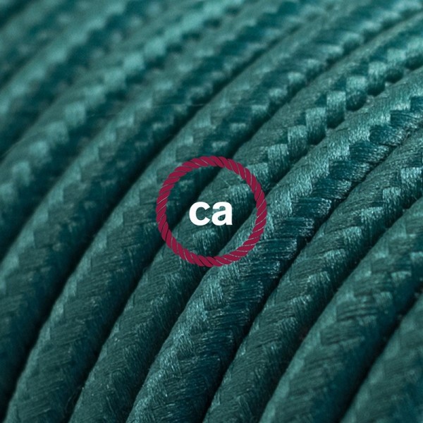 Cord-set - RM21 Emerald Rayon Covered Round Cable