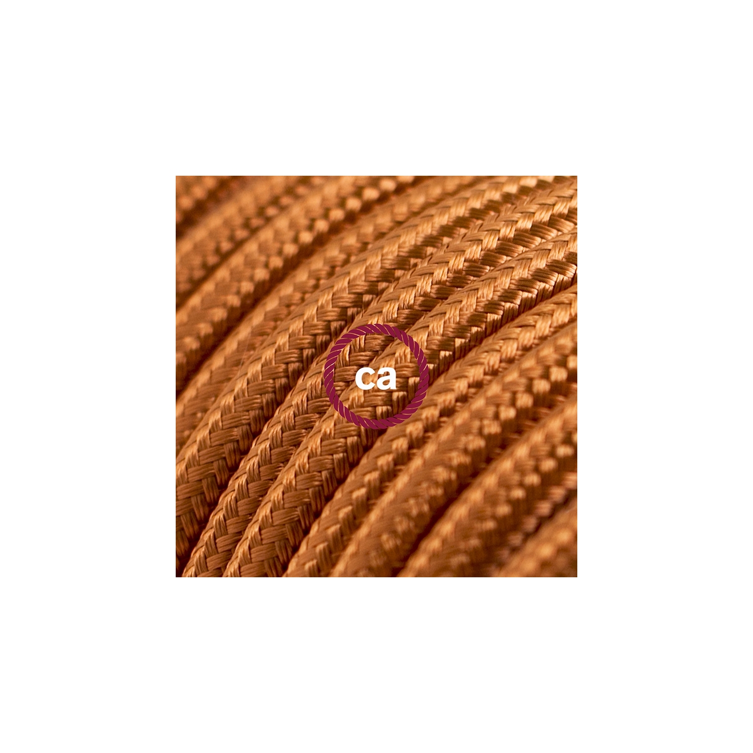 Cord-set - RM22 Copper Rayon Covered Round Cable