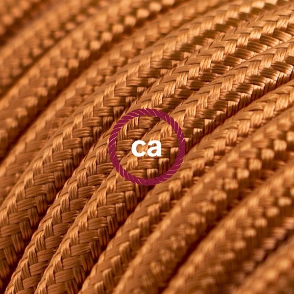Cord-set - RM22 Copper Rayon Covered Round Cable