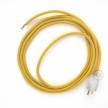 Cord-set - RM25 Mustard Rayon Covered Round Cable