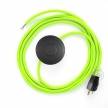 Power Cord with foot switch, RF10 Neon Yellow - Choose color of switch/plug