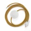 Power Cord with foot switch, RL05 Gold Glitter - Choose color of switch/plug