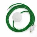 Power Cord with foot switch, RL06 Green Glitter - Choose color of switch/plug