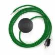 Power Cord with foot switch, RL06 Green Glitter - Choose color of switch/plug