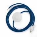Power Cord with foot switch, RM12 Blue Rayon - Choose color of switch/plug