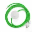 Power Cord with foot switch, RM18 Lime Green Rayon - Choose color of switch/plug