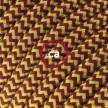Power Cord with foot switch, RZ23 Gold & Burgundy Rayon Chevron - Choose color of switch/plug