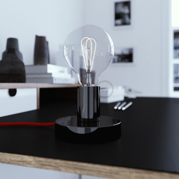 The Posaluce | Black Pearl Metal Table Lamp