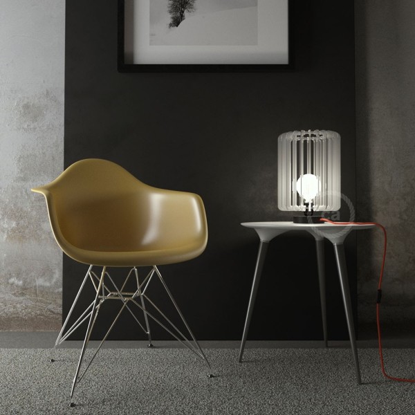 The Posaluce | Black Metal Table Lamp for Lampshade