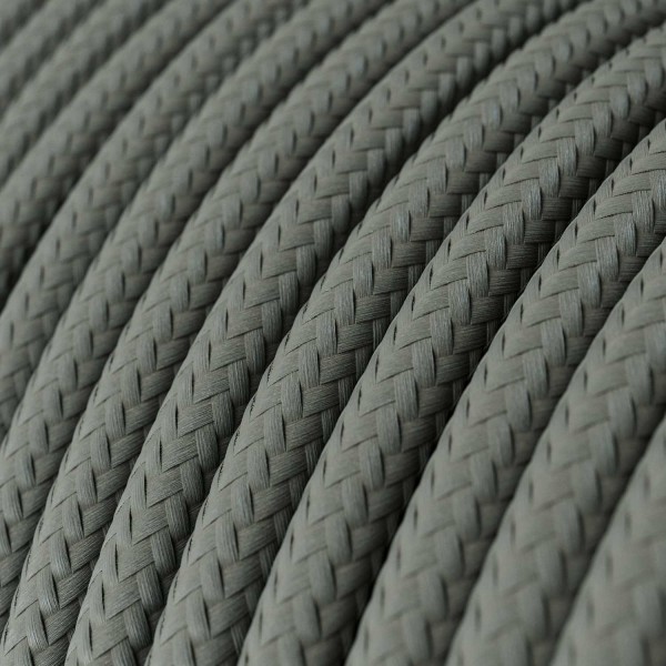 Plug-in Pendant with inline switch | RM03 Gray Rayon