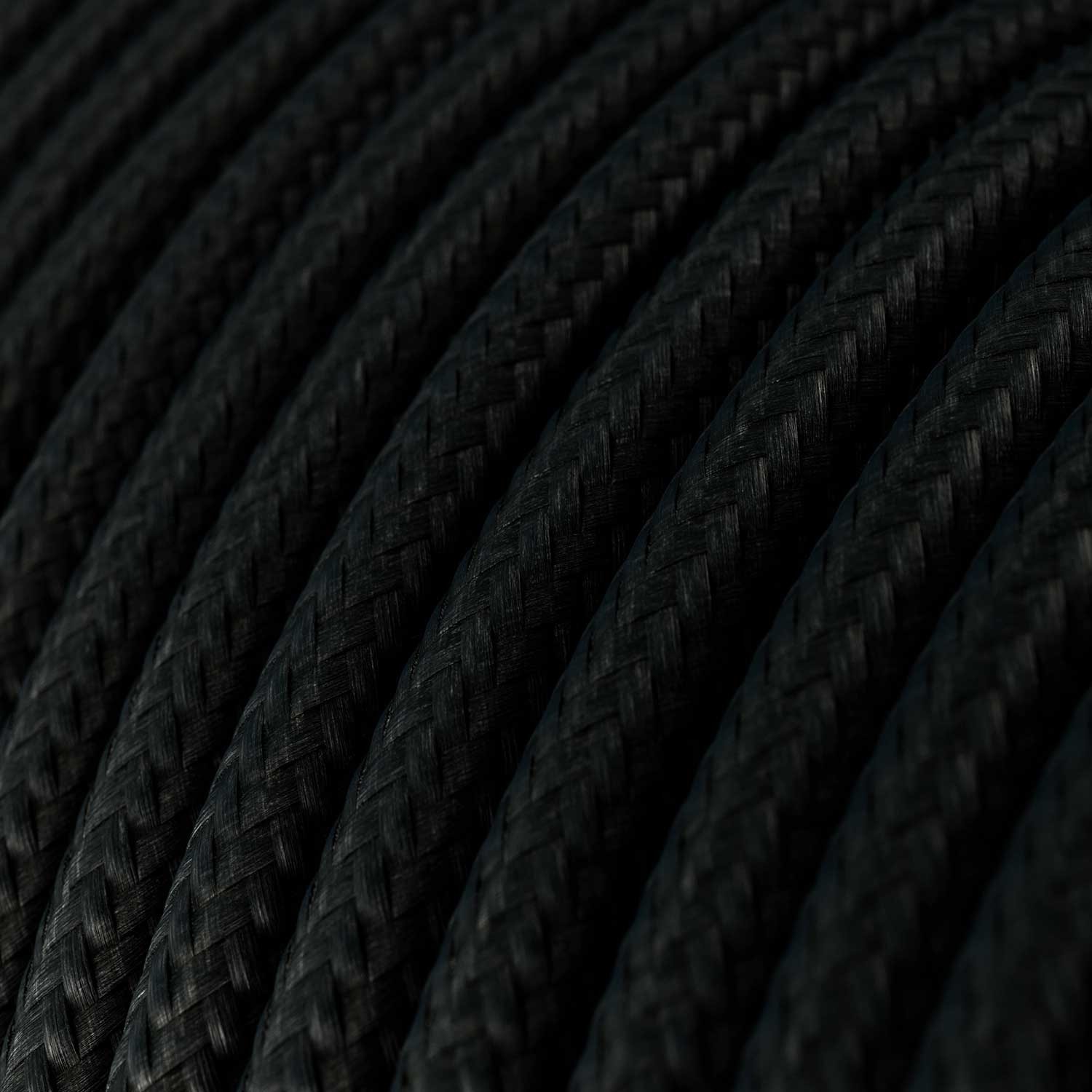 Plug-in Pendant with inline switch | RM04 Black Rayon