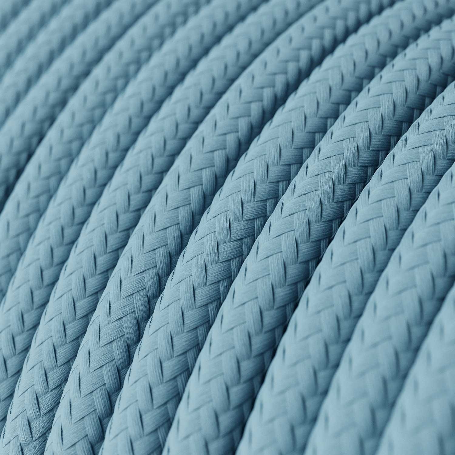 Plug-in Pendant with inline switch | RM17 Baby Blue Rayon