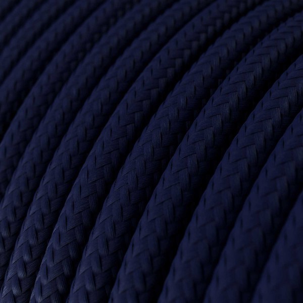 Plug-in Pendant with inline switch | RM20 Dark Blue Rayon