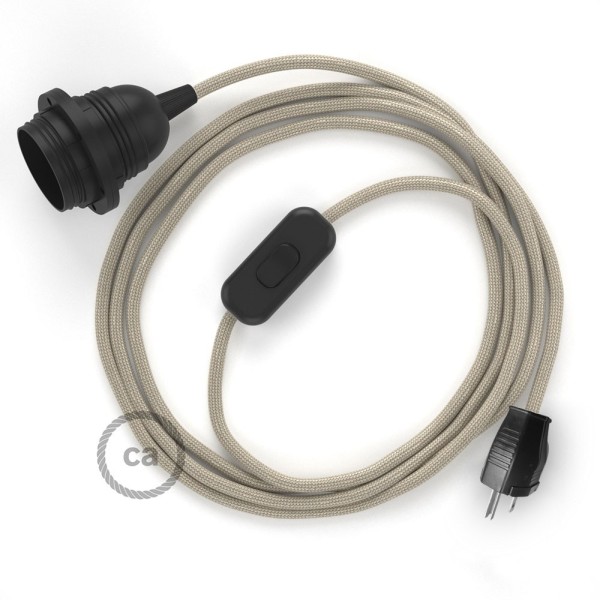 Plug-in Pendant with inline switch | RM27 Cipria Rayon