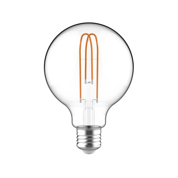 LED Light Bulb Clear Globe G30 5.5W 250Lm E26 2200K Dimmable - G30 Globe