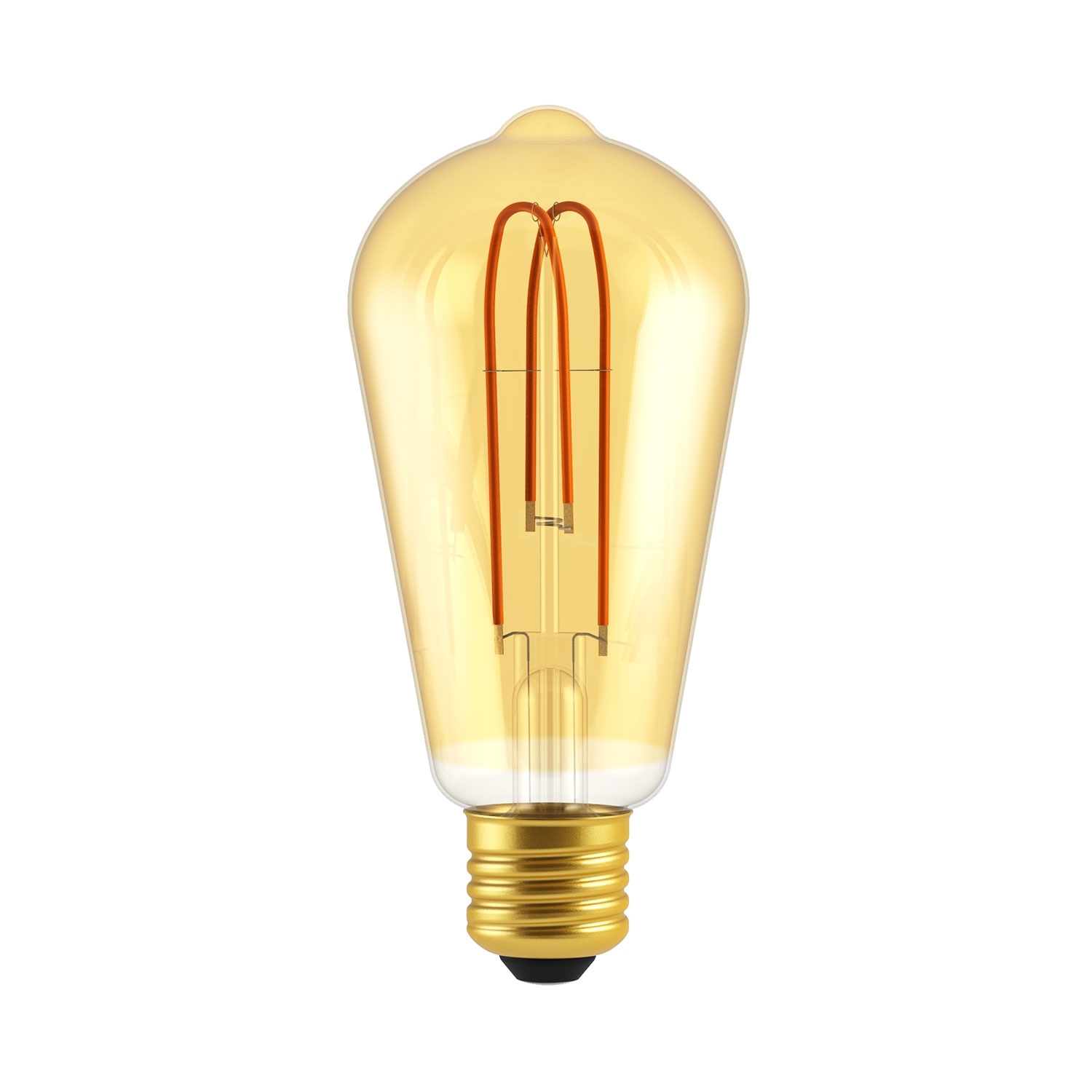 Edison Light Bulbs - Edison ST64 Bulb by Creative - Amber