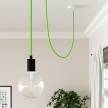 Neon Green covered Round electric cable - RF06