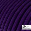 Violet Rayon covered Round electric cable - RM14
