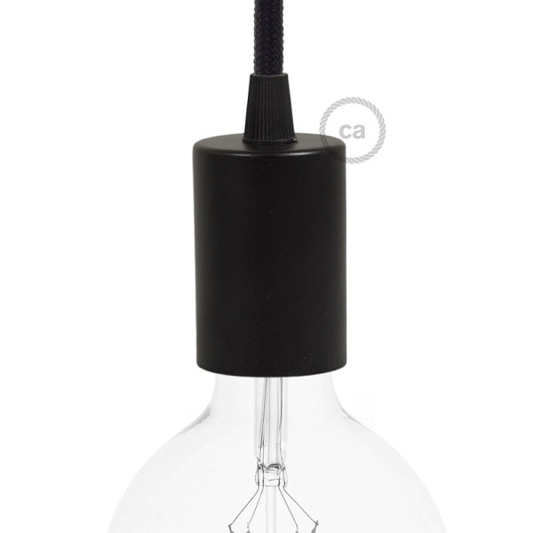 Flat Top Metal light bulb socket kits - E26
