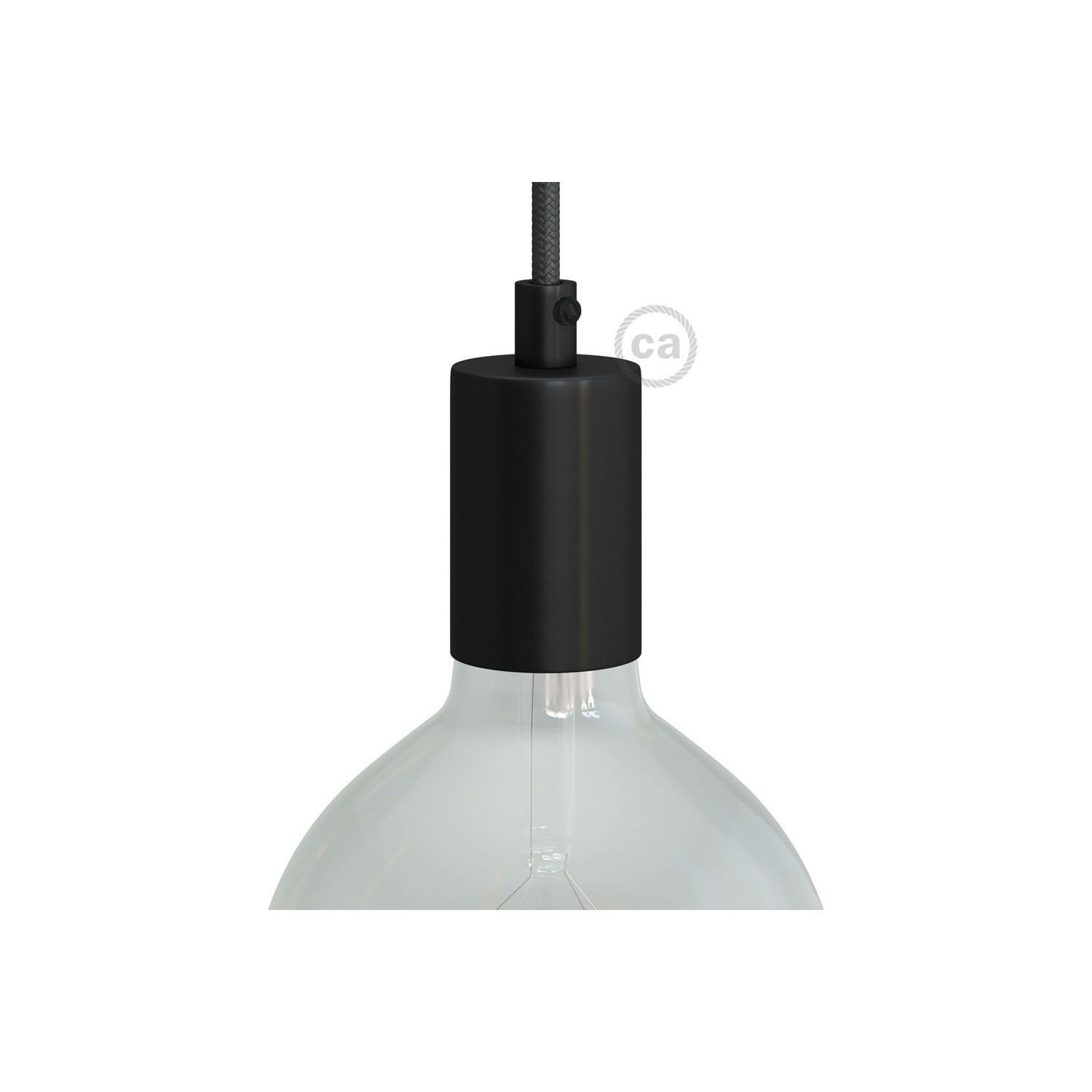 Flat Top Metal light bulb socket kits - E26