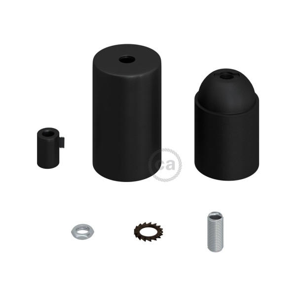 Flat Top Metal light bulb socket kits - E26