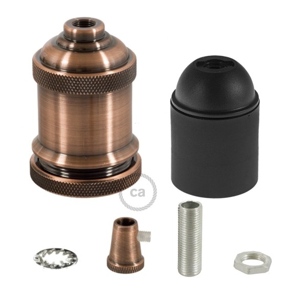Vintage Style - single ferrule light bulb socket kits - E26