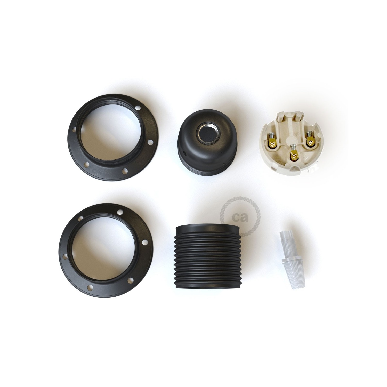 "Color Line" Metal Double Ferrule light bulb sockets - E26
