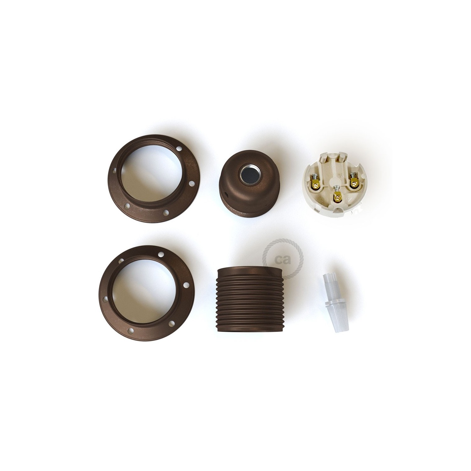 "Color Line" Metal Double Ferrule light bulb sockets - E26