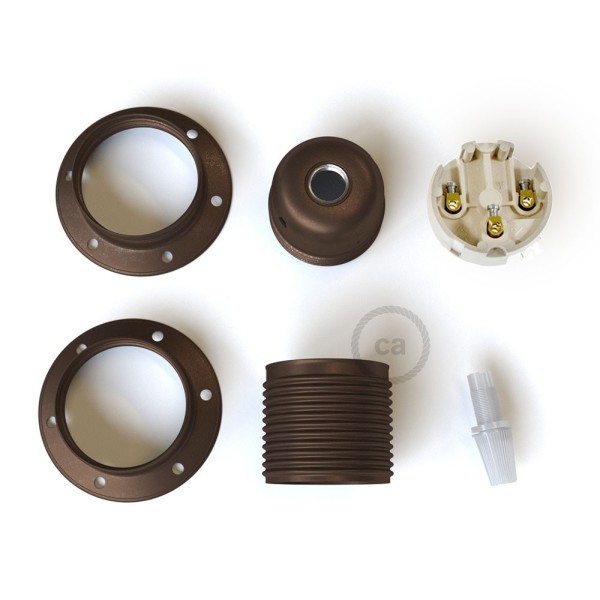 "Color Line" Metal Double Ferrule light bulb sockets - E26