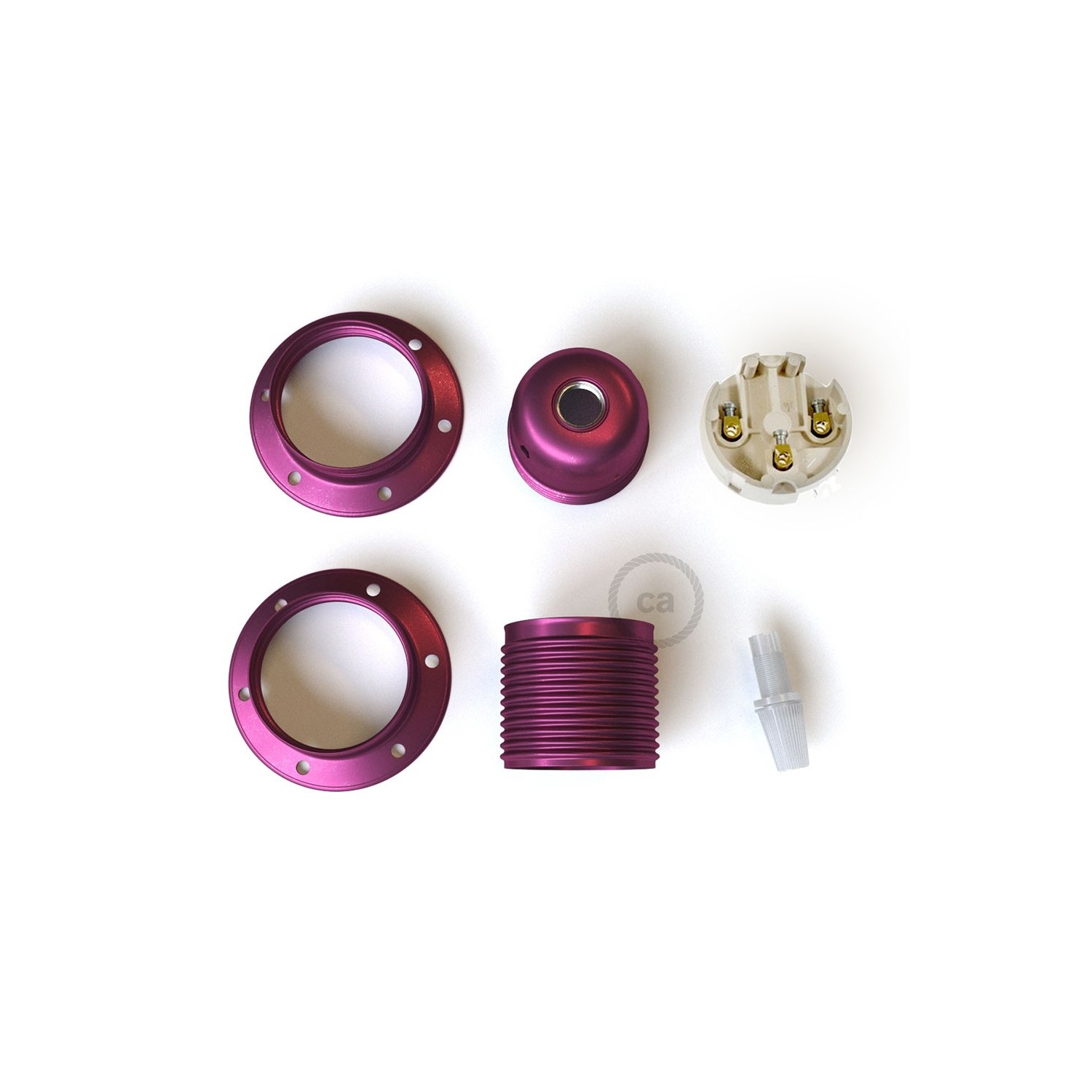 "Color Line" Metal Double Ferrule light bulb sockets - E26