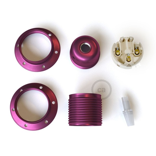 "Color Line" Metal Double Ferrule light bulb sockets - E26