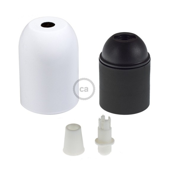 Rounded Top metal light bulb socket kits - E26