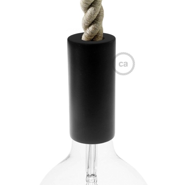 2XL Wooden light bulb socket kit - For 2XL Rope Cables - E26