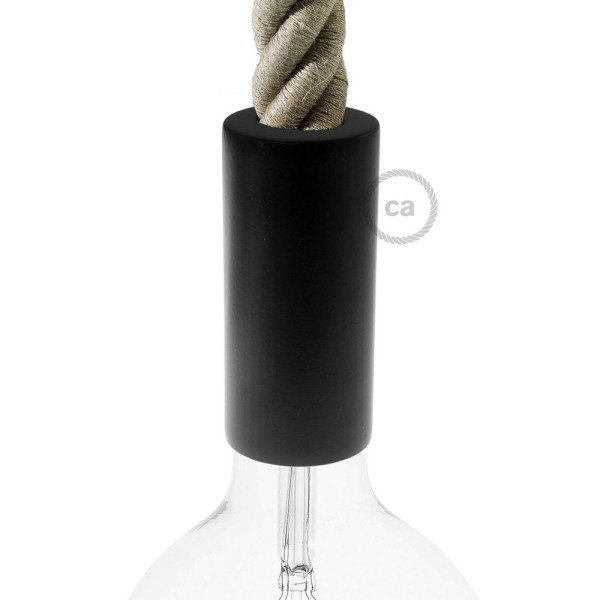3XL Wooden light bulb socket kit - For 3XL Rope Cables - E26