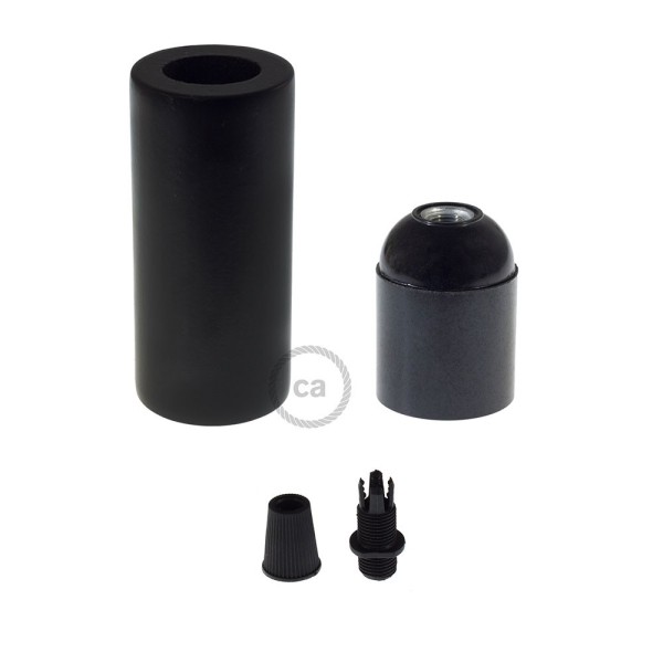3XL Wooden light bulb socket kit - For 3XL Rope Cables - E26