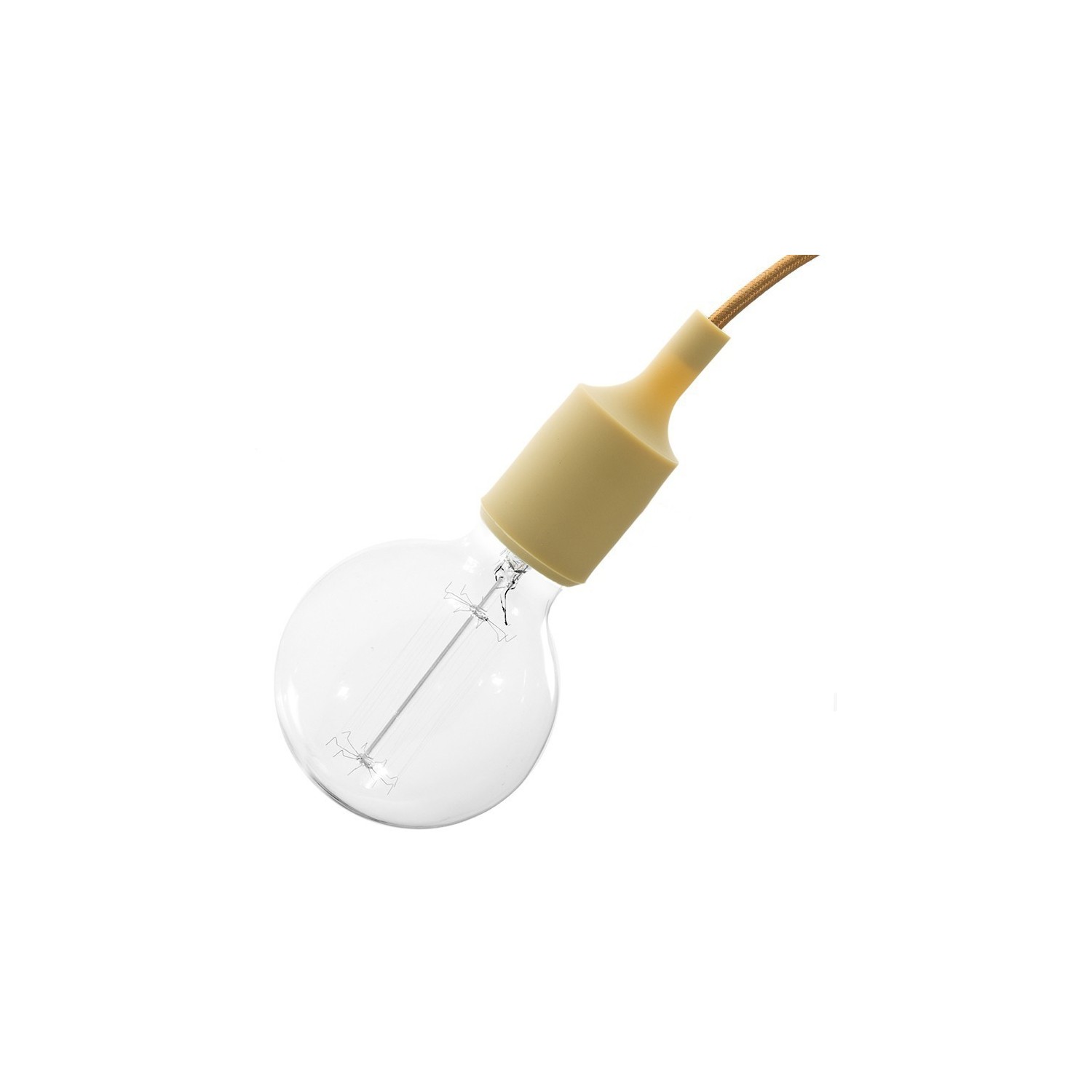 Silicone Light Bulb Socket Kits - E26 - Hazelnut