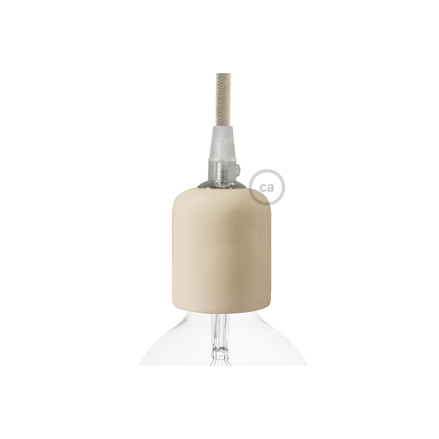 Handmade Ceramic light bulb socket kits - E26