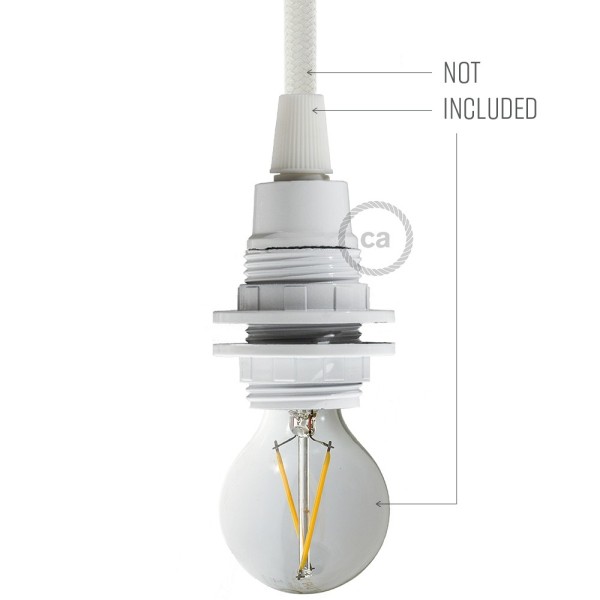 Double Ferrule - phenolic bakelite E12 light bulb socket