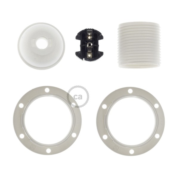 Double Ferrule Thermoplastic light bulb socket - E26