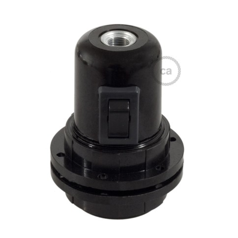 Double Ferrule Bakelite Phenolic socket - ON/OFF SWITCH - E26