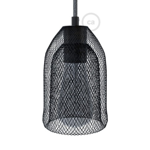 Ghostbell - The wire mesh pendant lampshade with socket cover