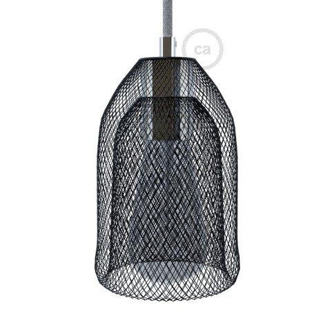 Ghostbell - The wire mesh pendant lampshade with socket cover