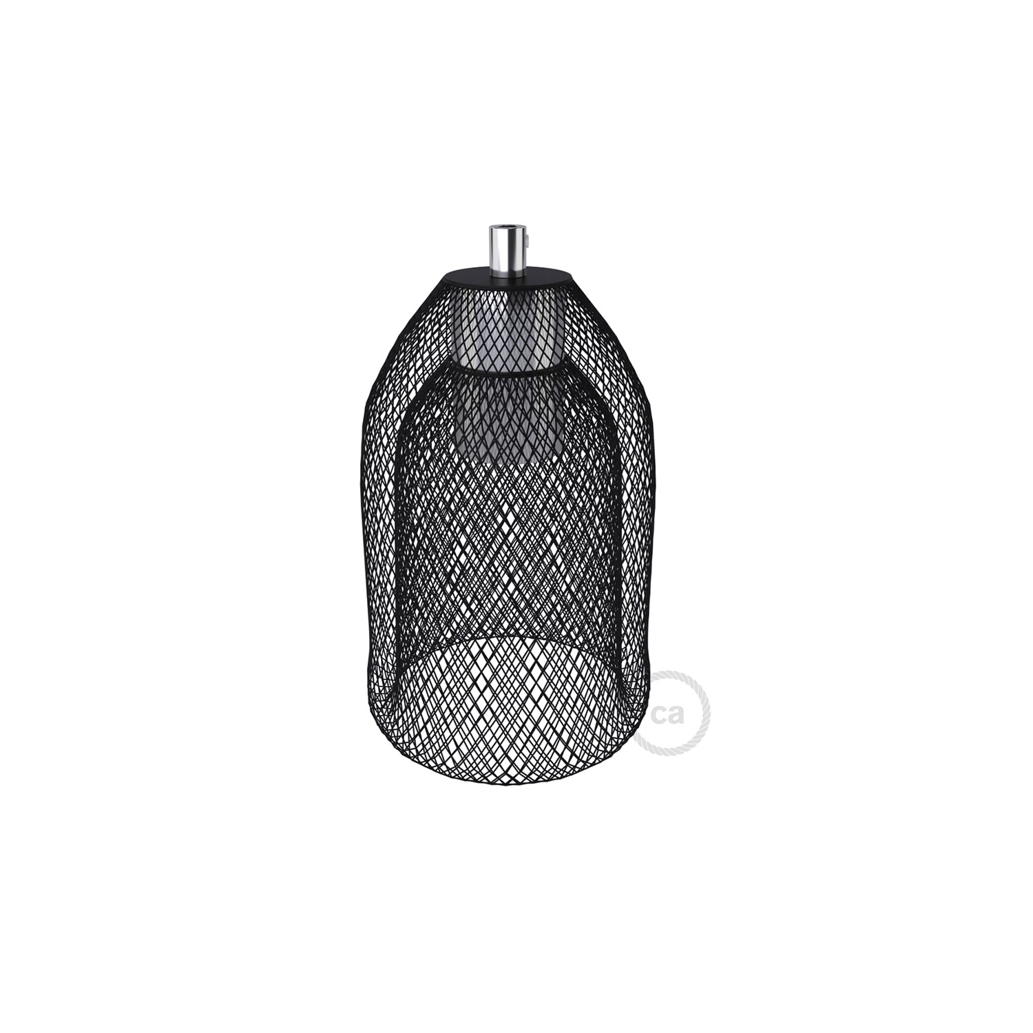 Ghostbell - The wire mesh pendant lampshade with socket cover
