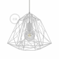 Apollo XL naked cage metal Lampshade with E26 socket