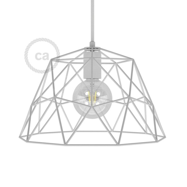 Dome XL naked cage metal Lampshade with E26 socket