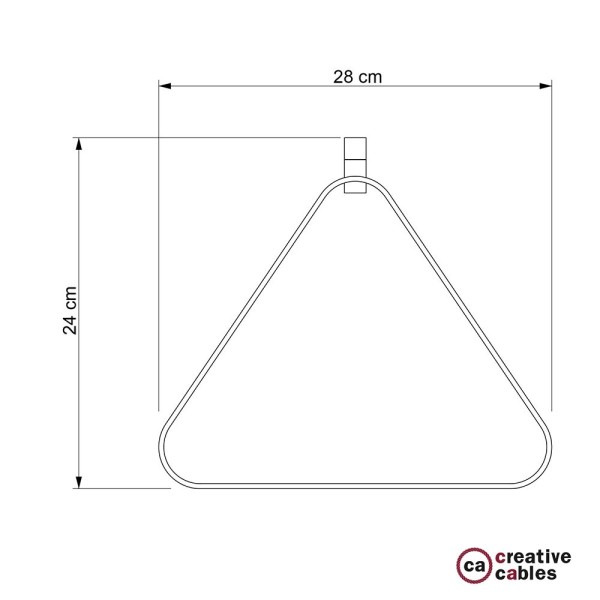 Metal Duedì Apex Pendant Shade | Metal Socket Cover & E26 Socket
