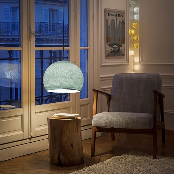 The Foldi Shade | Small Dome Pendant Lampshade | Modern Elegance